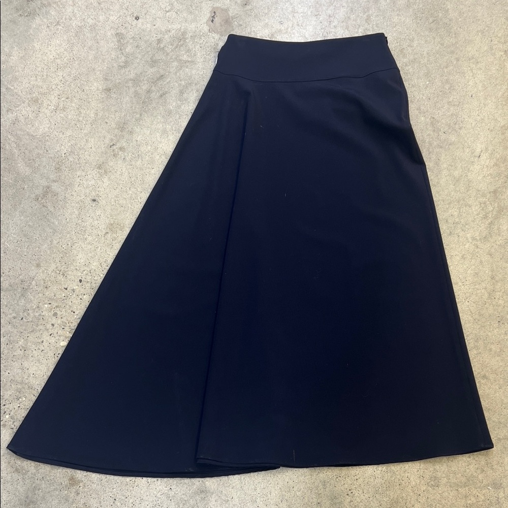 Sarah Pacini Classic Black A-Line Skirt